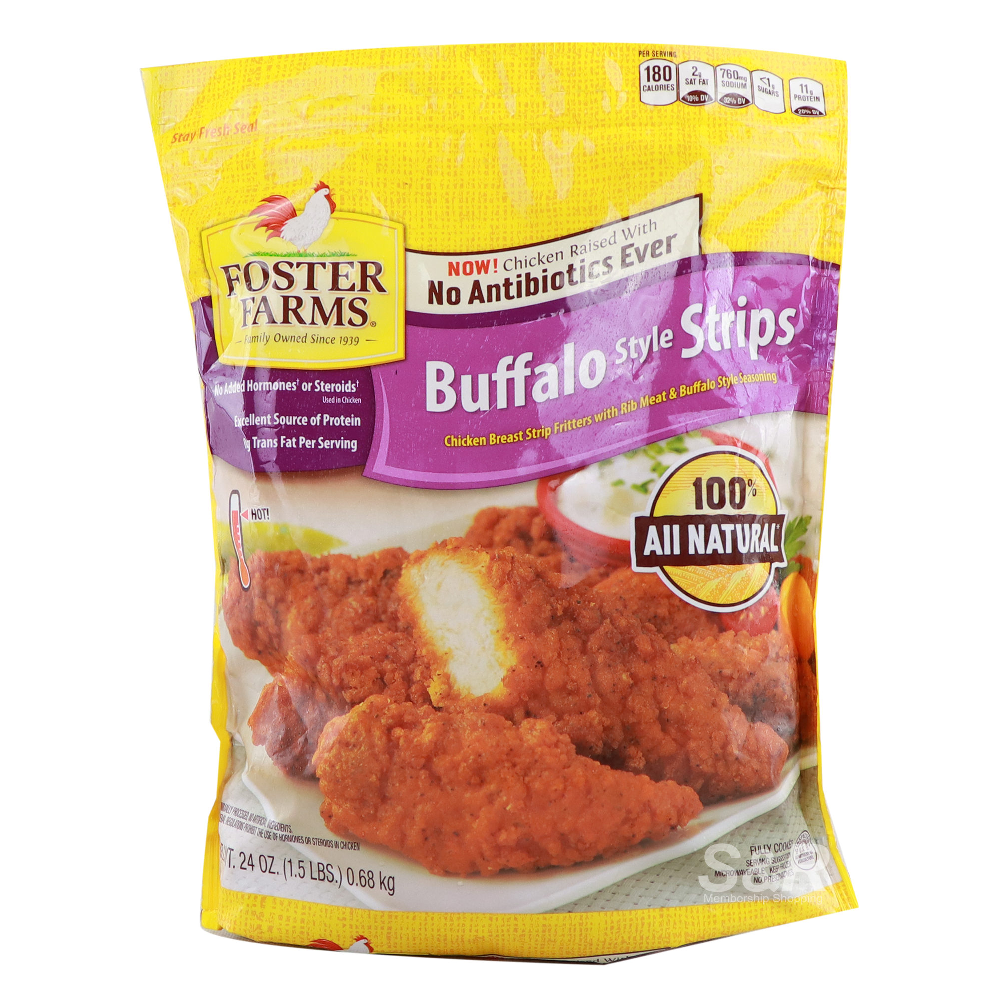 Foster Farms Buffalo Style Strips 0.68kg Foster Farms Buffalo Style Strips 0.68kg